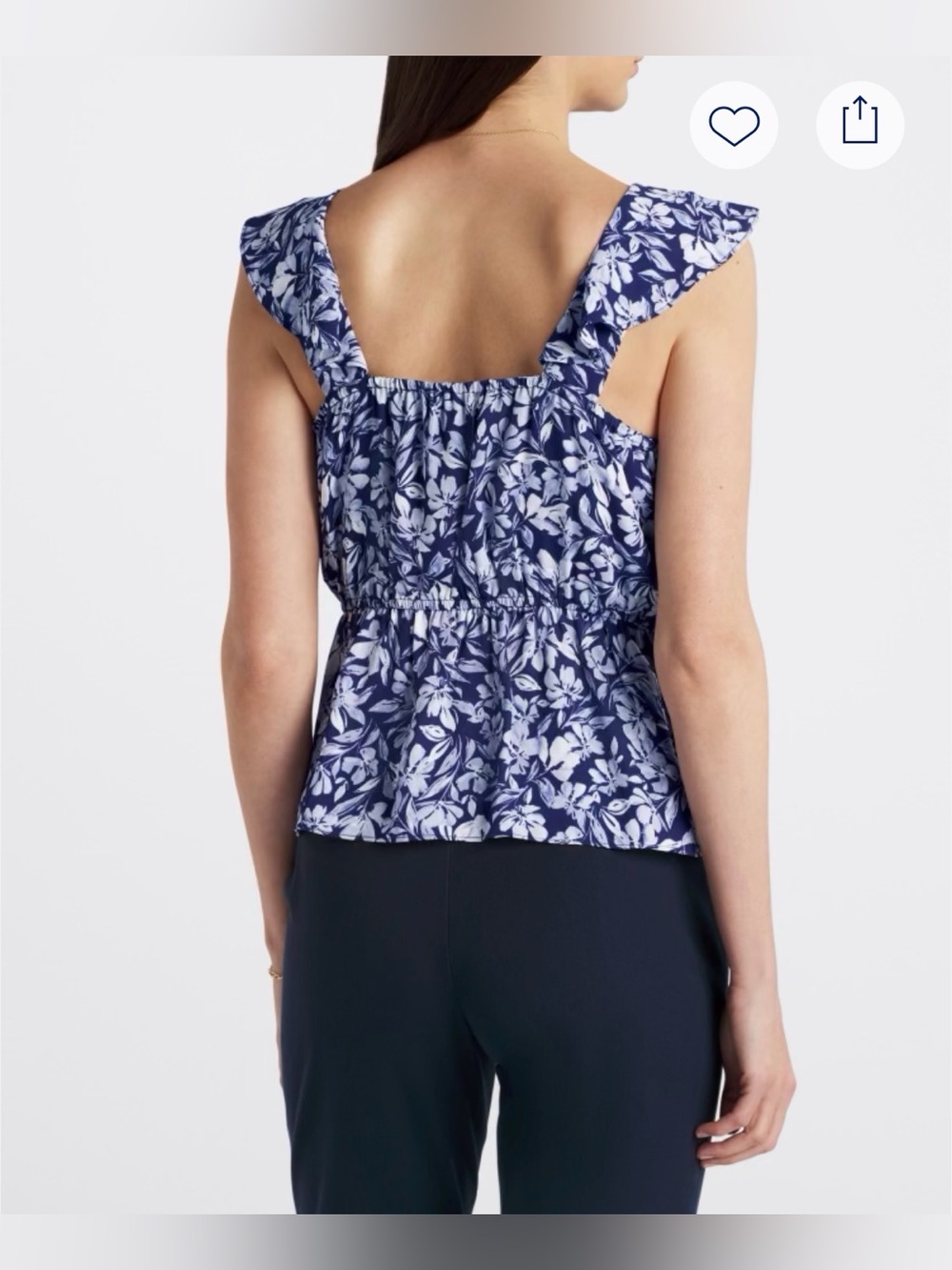 Nine Britton Parker Ruffle Detail Blouse NWT! - Picture 5 of 15